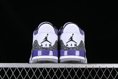 AIR JORDAN 3 PINE GREEN WHITE/BLACK/GREY/PURPLE - Prime Reps