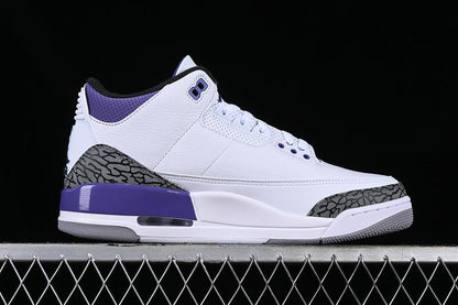 AIR JORDAN 3 PINE GREEN WHITE/BLACK/GREY/PURPLE - Prime Reps