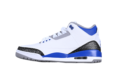 AIR JORDAN 3 RACER BLUE WHITE/GREY/BLACK/BLUE - Prime Reps