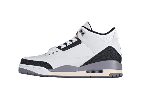 AIR JORDAN 3 RETRO CEMENT GREY WHITE/GREY/BLACK - Prime Reps