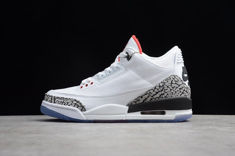 AIR JORDAN 3 RETRO FREE THROW LINE WHITE CEMENT WHITE/BLACK - Prime Reps