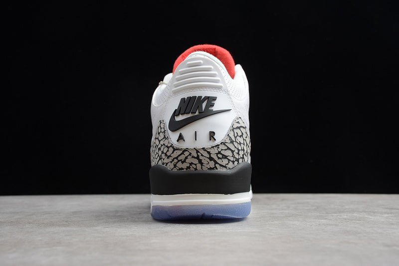 AIR JORDAN 3 RETRO FREE THROW LINE WHITE CEMENT WHITE/BLACK - Prime Reps