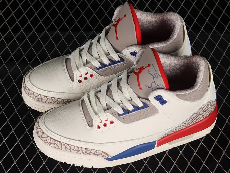 AIR JORDAN 3 RETRO GS INTERNATIONAL FLIGHT SAIL/SPORT ROYAL - FIRE RED - Prime Reps