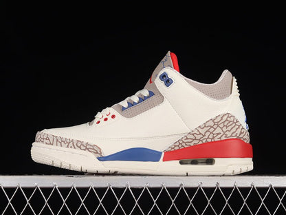 AIR JORDAN 3 RETRO GS INTERNATIONAL FLIGHT SAIL/SPORT ROYAL - FIRE RED - Prime Reps