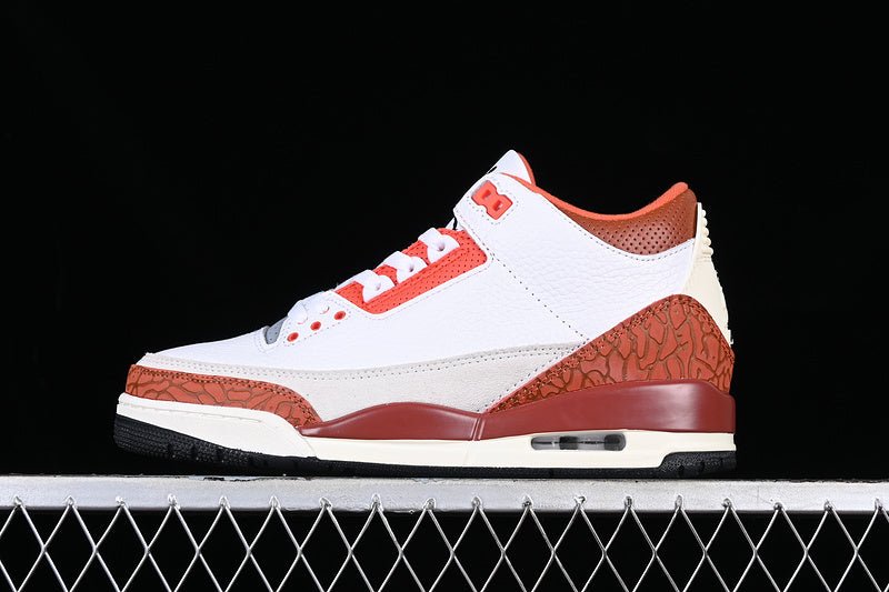 AIR JORDAN 3 RETRO GS MARS STONE WHITE/BLACK/MARS STONE/TEAM ORANGE - Prime Reps