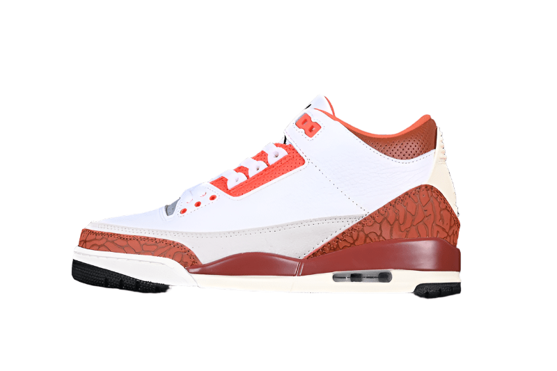 AIR JORDAN 3 RETRO GS MARS STONE WHITE/BLACK/MARS STONE/TEAM ORANGE - Prime Reps