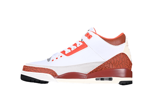 AIR JORDAN 3 RETRO GS MARS STONE WHITE/BLACK/MARS STONE/TEAM ORANGE - Prime Reps