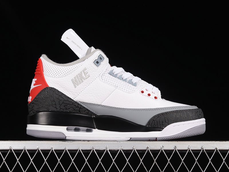 AIR JORDAN 3 RETRO NRG TINKER WHITE/FIRE RED - CEMENT GREY - BLACK - Prime Reps