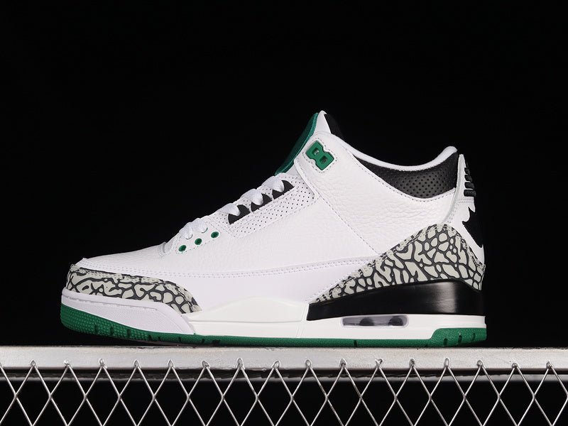 AIR JORDAN 3 RETRO OREGON PIT CREW WHITE/BLACK/GREEN - Prime Reps