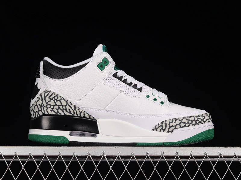 AIR JORDAN 3 RETRO OREGON PIT CREW WHITE/BLACK/GREEN - Prime Reps