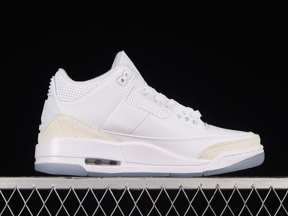 AIR JORDAN 3 RETRO PURE MONEY WHITE/WHITE - WHITE - Prime Reps