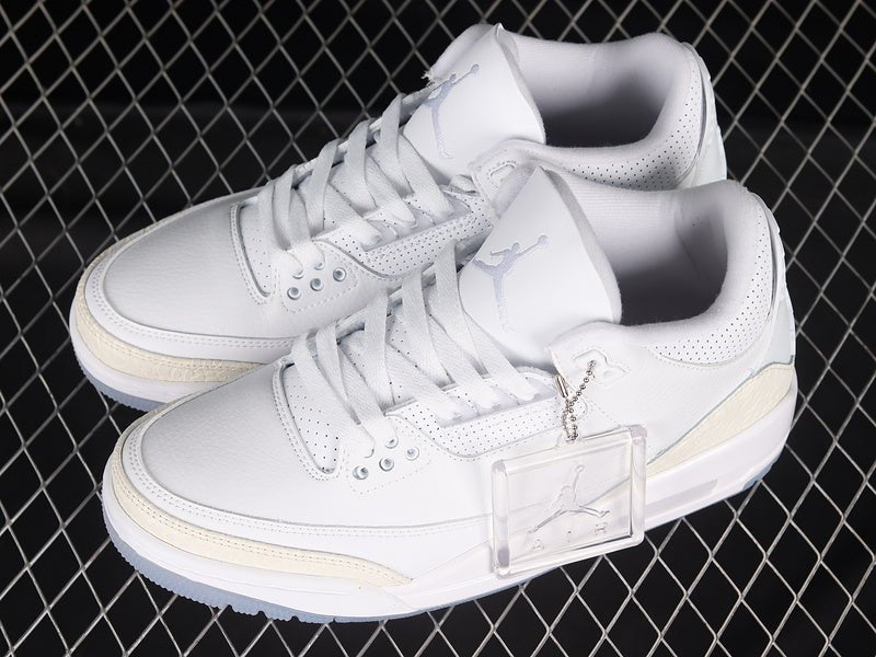 AIR JORDAN 3 RETRO PURE MONEY WHITE/WHITE - WHITE - Prime Reps