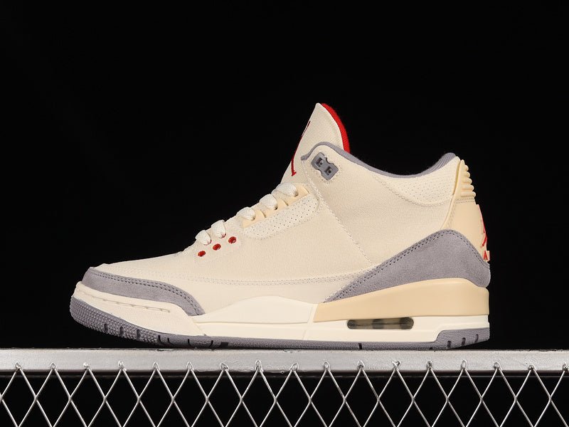 AIR JORDAN 3 RETRO SE MUSLIN/UNIVERSITY RED/CEMENT GREY/SAIL - Prime Reps