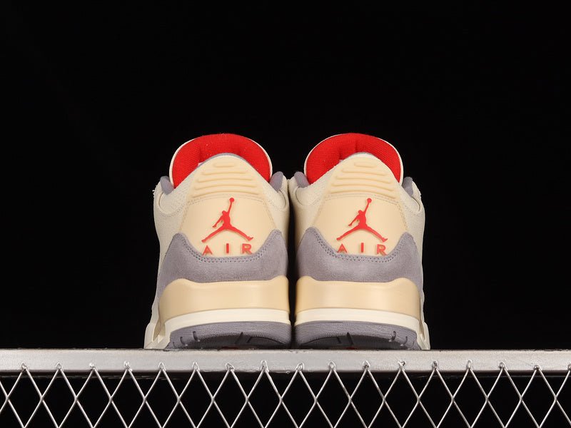 AIR JORDAN 3 RETRO SE MUSLIN/UNIVERSITY RED/CEMENT GREY/SAIL - Prime Reps