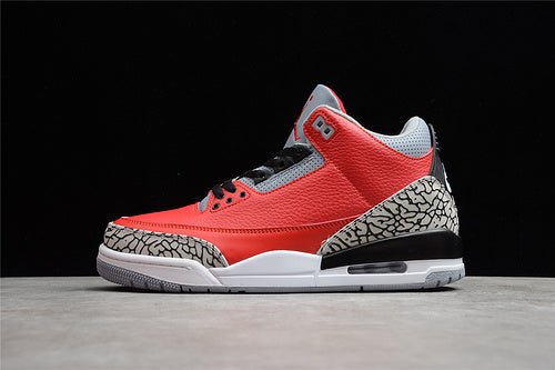 AIR JORDAN 3 RETRO SE UNITE FIRE RED/FIRE RED/CEMENT GREY/BLACK - Prime Reps