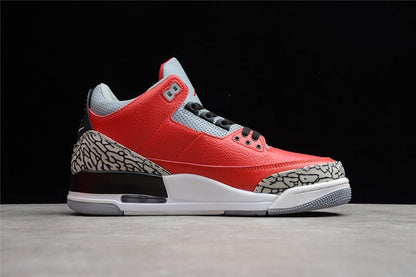 AIR JORDAN 3 RETRO SE UNITE FIRE RED/FIRE RED/CEMENT GREY/BLACK - Prime Reps