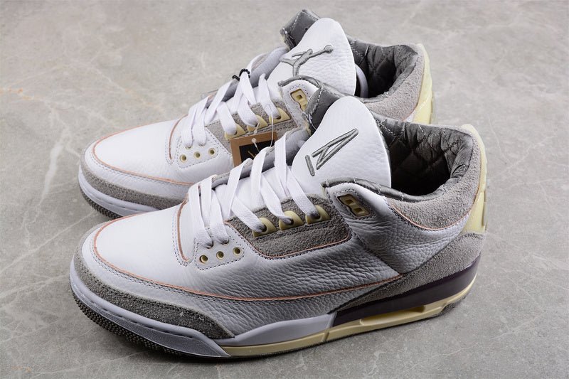 AIR JORDAN 3 RETRO SP RAISED BY WOMEN WHITE/MEDIUM GREY/VIOLET ORE - Prime Reps