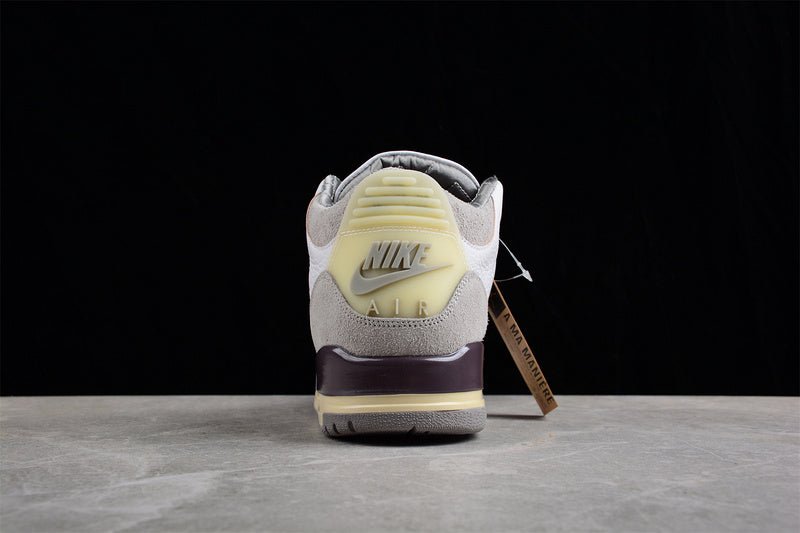 AIR JORDAN 3 RETRO SP RAISED BY WOMEN WHITE/MEDIUM GREY/VIOLET ORE - Prime Reps