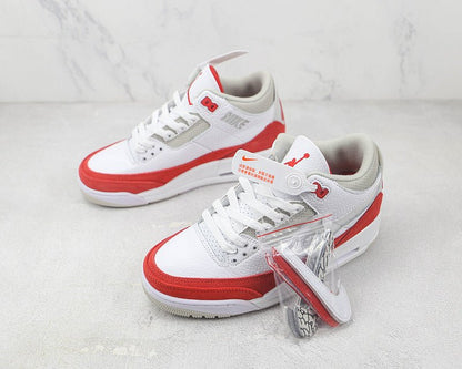 AIR JORDAN 3 RETRO TINKER WHITE/UNIVERSITY RED - NEUTRAL GREY - Prime Reps