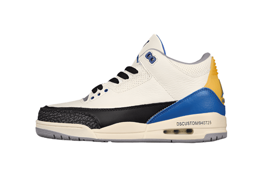 AIR JORDAN 3 RETRO UNC BEIGE/RACER BLUE/YELLOW - Prime Reps