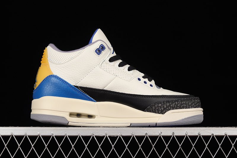 AIR JORDAN 3 RETRO UNC BEIGE/RACER BLUE/YELLOW - Prime Reps