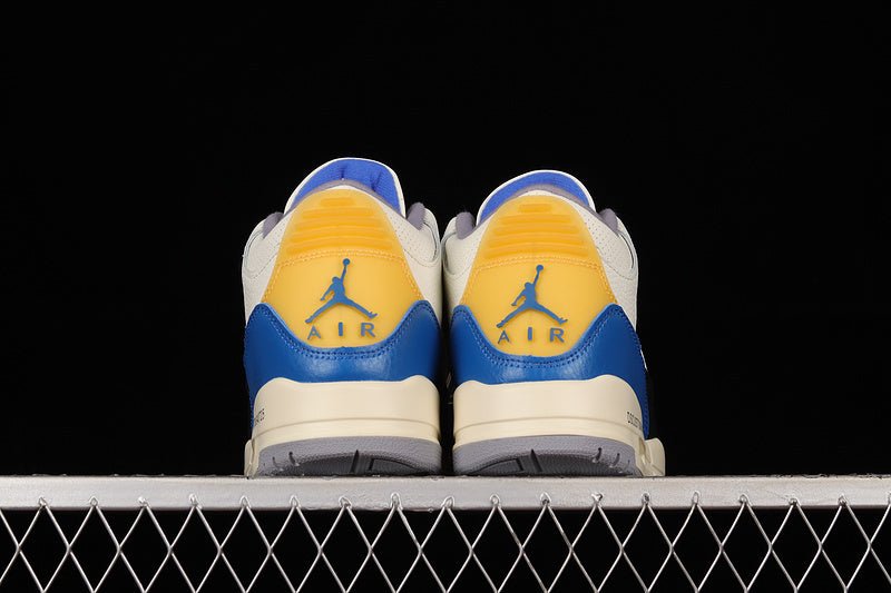 AIR JORDAN 3 RETRO UNC BEIGE/RACER BLUE/YELLOW - Prime Reps