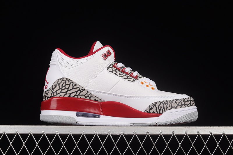 AIR JORDAN 3 RETRO WHITE/LIGHT CURRY/CARDINAL RED/CEMENT GREY - Prime Reps