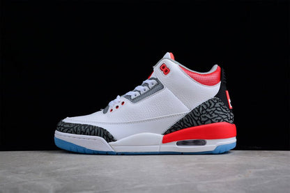 AIR JORDAN 3 RETRO WHITE/LIGHT CURRY/CARDINAL RED/CEMENT GREY - Prime Reps