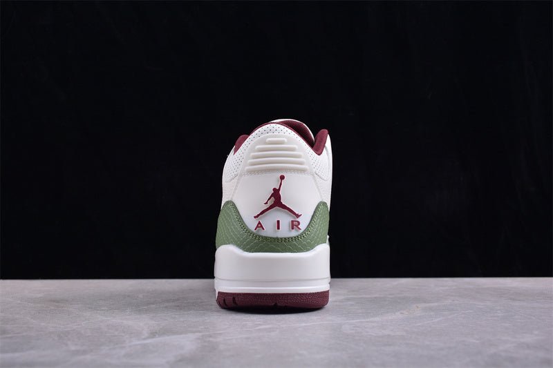 AIR JORDAN 3 RETRO YEAR OF THE DRAGON WHITE/GREEN/RED - Prime Reps