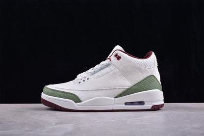 AIR JORDAN 3 RETRO YEAR OF THE DRAGON WHITE/GREEN/RED - Prime Reps