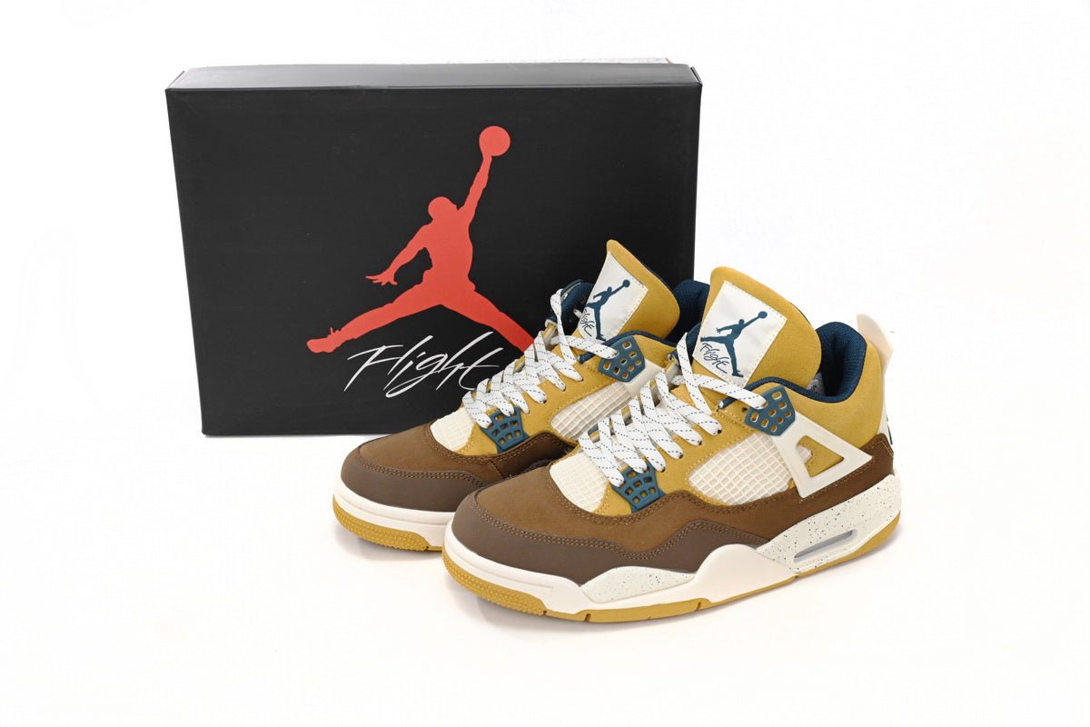 Air Jordan 4 Cacao Wow Brown White - Prime Reps