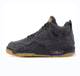 Air Jordan 4 Levi's Black - Prime Reps