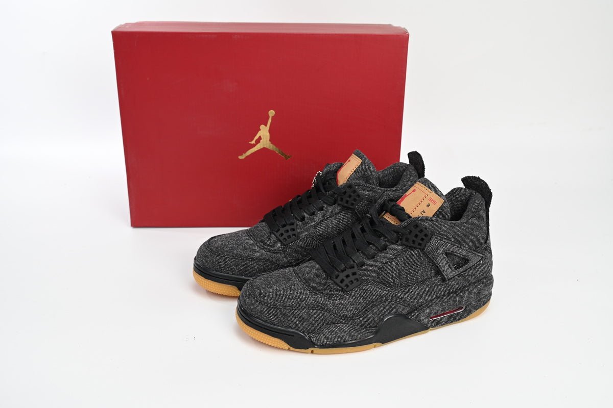 Air Jordan 4 Levi's Black - Prime Reps