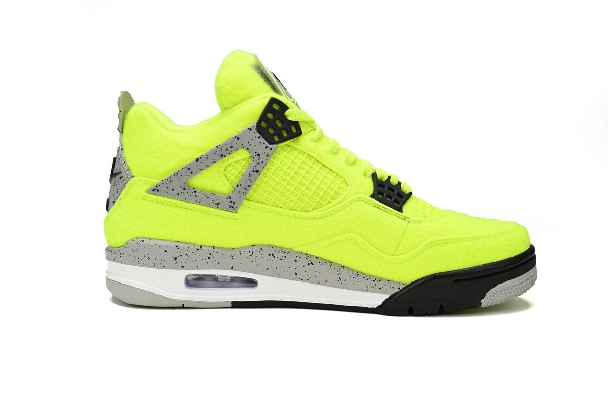 Air jordan 4 Plush Fluorescent Yellow - Prime Reps