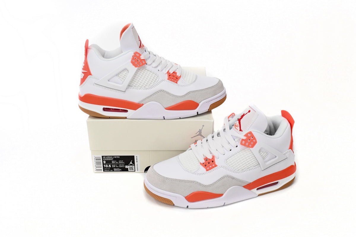 Air Jordan 4 White Orange - Prime Reps