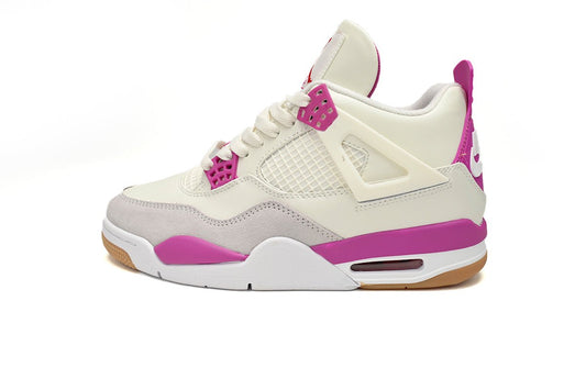 Air Jordan 4 White Purple Grey - Prime Reps