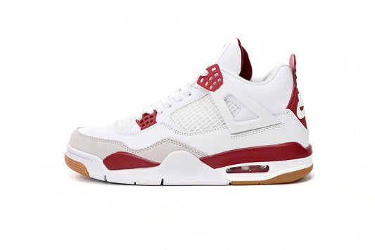 Air Jordan 4 White Red - Prime Reps