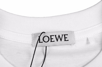 Loewe Embroidered Logo T-Shirt (White)