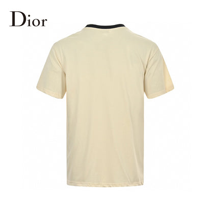 Dior Cream T-Shirt with Black Trim