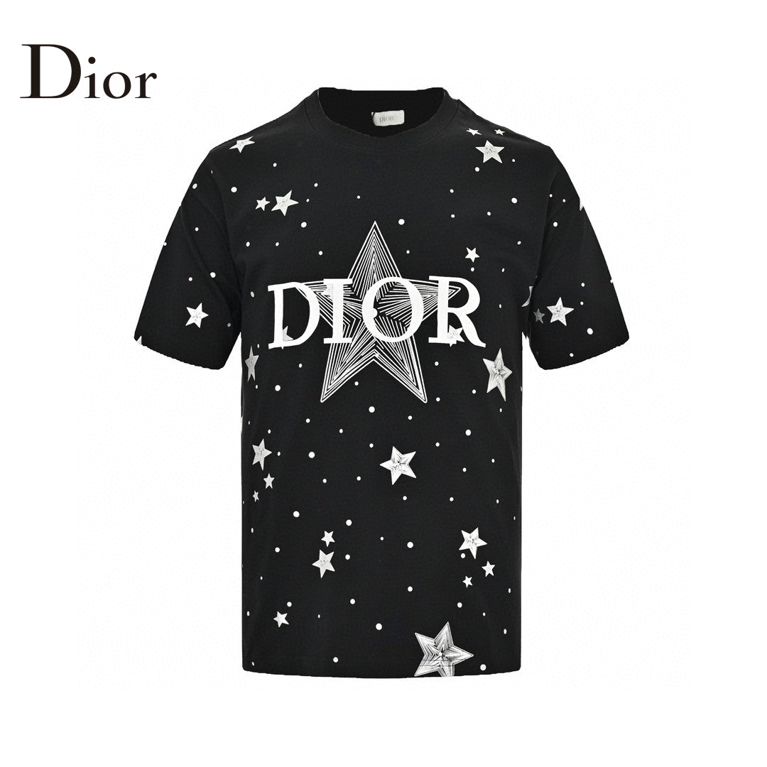 Dior Star Graphic Black T-Shirt