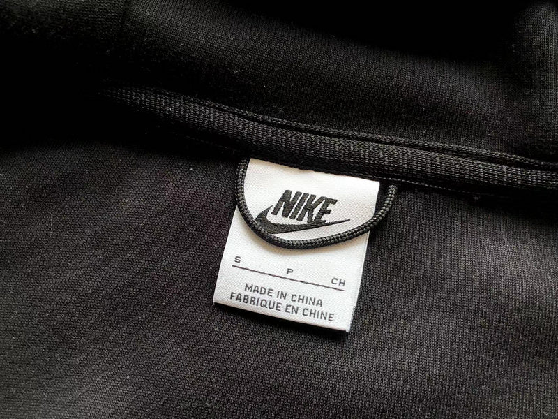 NIKE TECH FLEECE HOODIE x BLACK/GREY