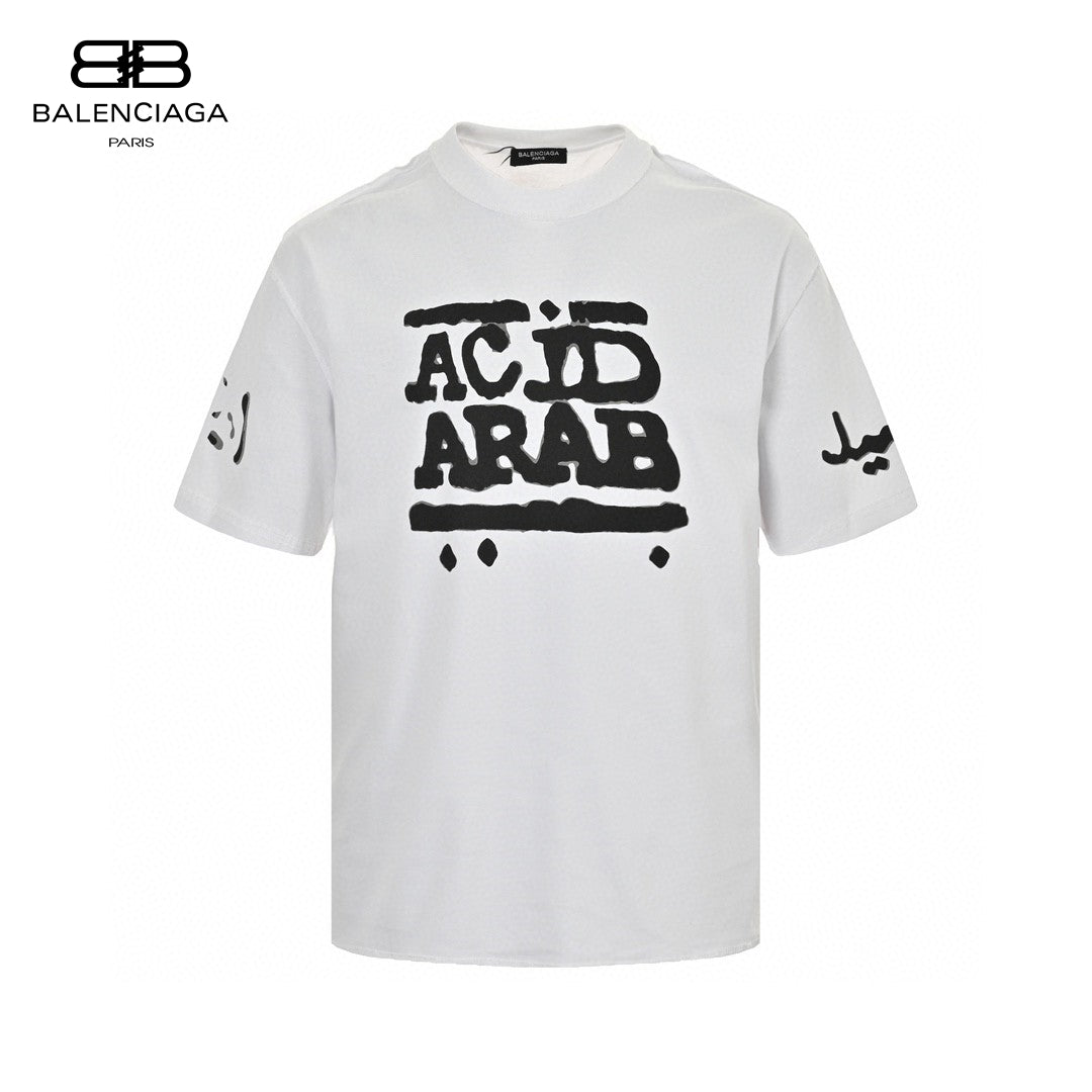 Balenciaga Acid Arab T-Shirt (White) - Prime Reps