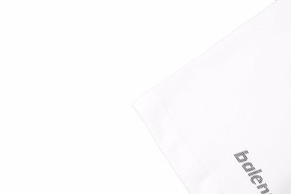 Balenciaga Allover Logo Print T-Shirt - White - Prime Reps