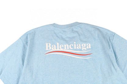 Balenciaga Basic Logo T-Shirt - Light Blue - Prime Reps