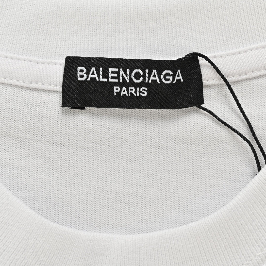 Balenciaga BB Logo T-Shirt (White) - Prime Reps