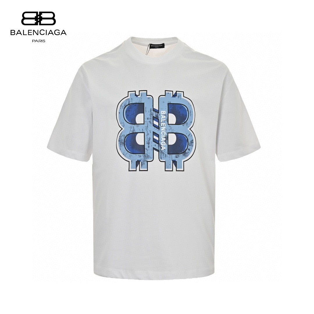 Balenciaga BB Logo T-Shirt (White) - Prime Reps