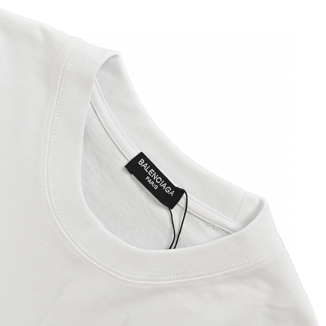 Balenciaga BB Logo T-Shirt (White) - Prime Reps