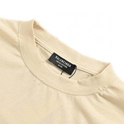 Balenciaga Beige T-Shirt with Musical Notes - Prime Reps