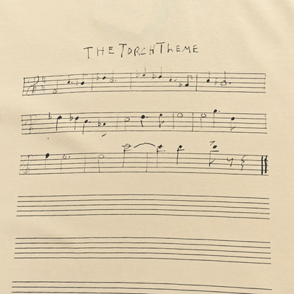 Balenciaga Beige T-Shirt with Musical Notes - Prime Reps