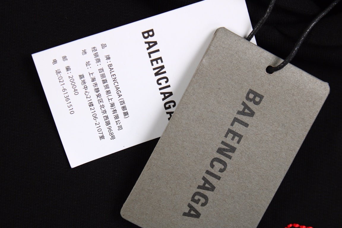 Balenciaga Black Be Yourself Hoodie - Prime Reps